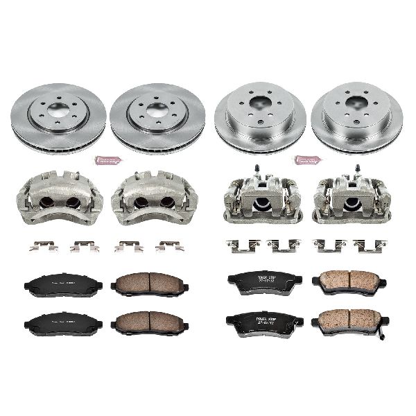 2009-2012 Suzuki Equator Disc Brake Kit - Front and Rear (Powerstop)