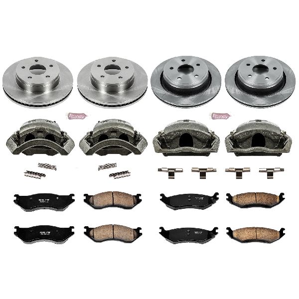 2002 Dodge Ram 1500 Disc Brake Kit - Front and Rear (Powerstop)