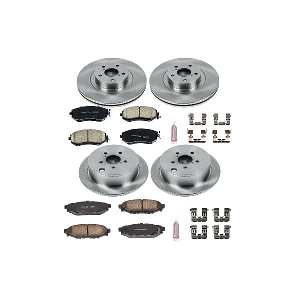 2013-2014 Subaru Legacy Disc Brake Kit - Front and Rear (Powerstop)