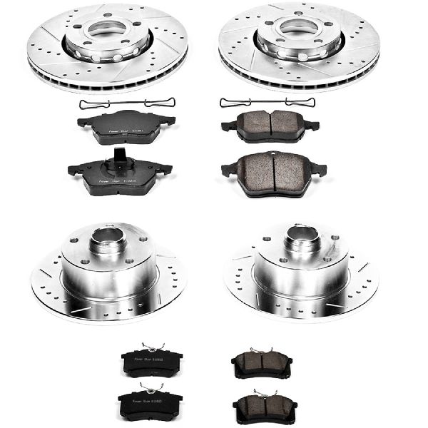 1997-1998 Audi A4 Disc Brake Kit - Front and Rear (Powerstop)