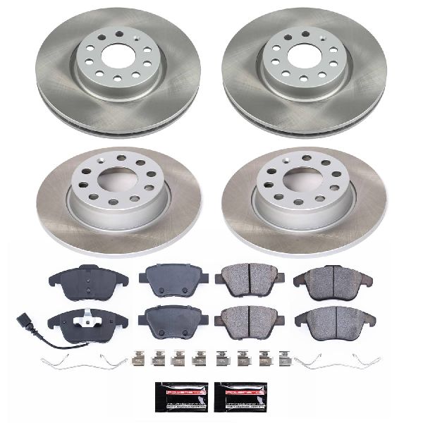 2012-2015 Volkswagen Passat Disc Brake Kit - Front and Rear (Powerstop)