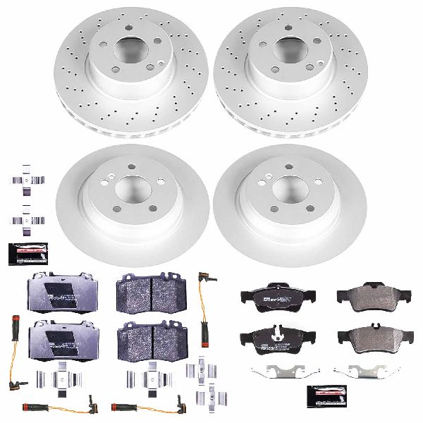 2003-2006 Mercedes-Benz CL500 Disc Brake Kit - Front and Rear (Powerstop)