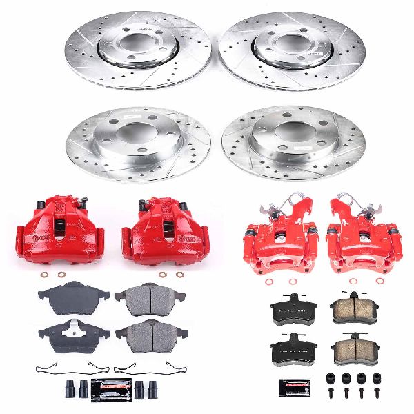 1996-1998 Audi A4 Quattro Disc Brake Kit - Front and Rear (Powerstop)