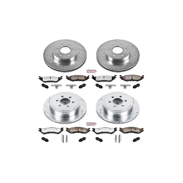 2003 Dodge Durango Disc Brake Kit - Front and Rear (Powerstop)