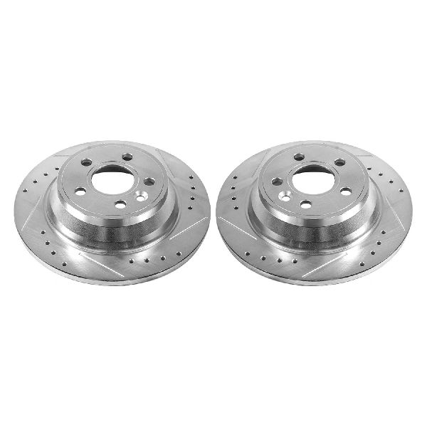 2007-2016 Volvo S80 Disc Brake Rotor Set - Rear (Powerstop)