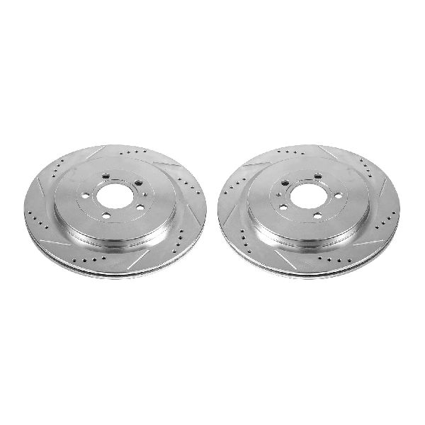2013-2014 Ford Mustang Disc Brake Rotor Set - Rear (Powerstop)