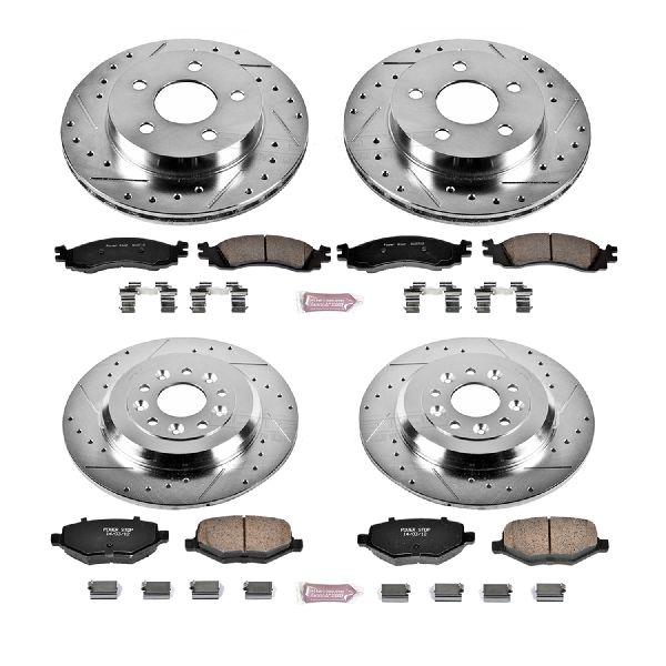 2011-2012 Ford Taurus Disc Brake Kit - Front and Rear (Powerstop)