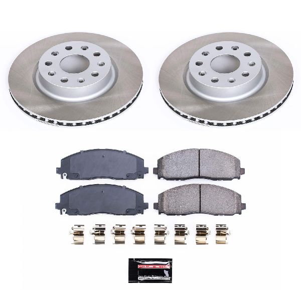 2018-2024 Jeep Wrangler Disc Brake Kit - Front (Powerstop)