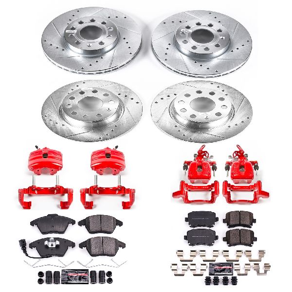 2010 Volkswagen Golf Disc Brake Kit - Front and Rear (Powerstop)