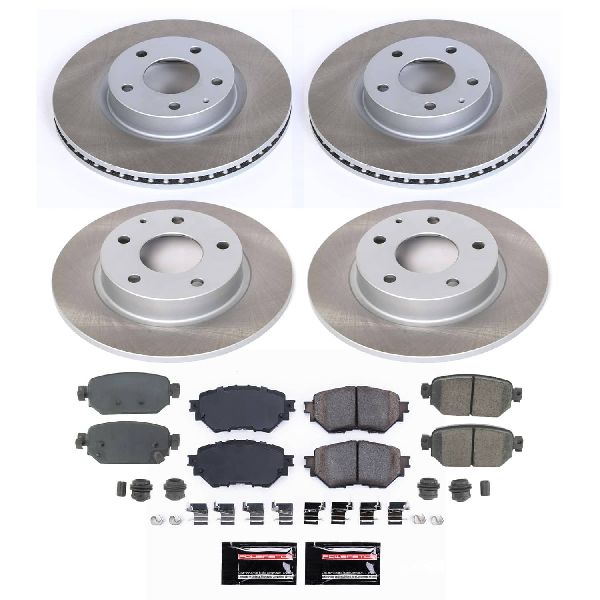 2017-2018 Mazda 3 Disc Brake Kit - Front and Rear (Powerstop)