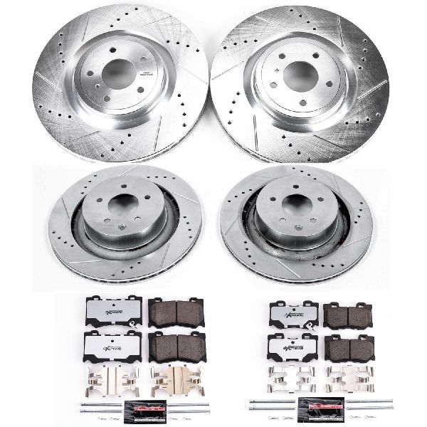 2008-2013 INFINITI G37 Disc Brake Kit - Front and Rear (Powerstop)