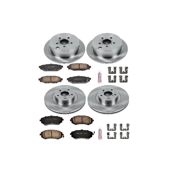 2010-2012 Subaru Legacy Disc Brake Kit - Front and Rear (Powerstop)
