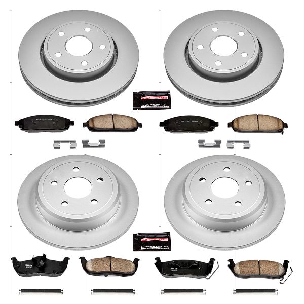 2006-2010 Jeep Commander Disc Brake Kit - Front and Rear (Powerstop)