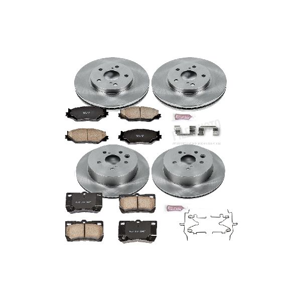 2010-2013 Lexus IS250 Disc Brake Kit - Front and Rear (Powerstop)