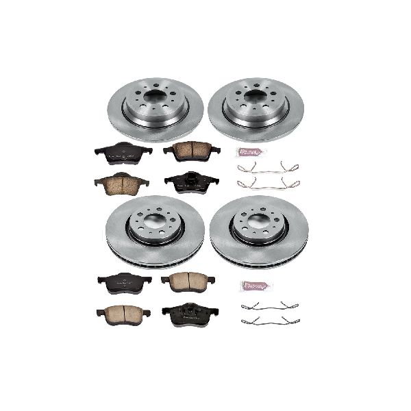 1999-2006 Volvo S80 Disc Brake Kit - Front and Rear (Powerstop)