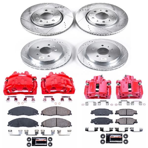 2005-2008 Cadillac STS Disc Brake Kit - Front and Rear (Powerstop)