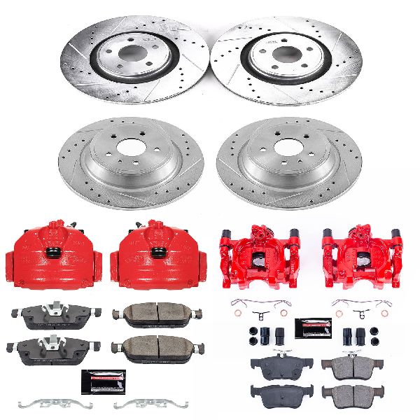 2015-2016 Lincoln MKC Disc Brake Kit - Front and Rear (Powerstop)