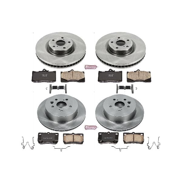 2009-2011 Lexus GS460 Disc Brake Kit - Front and Rear (Powerstop)