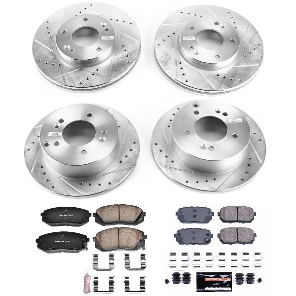 2007-2010 Kia Rondo Disc Brake Kit - Front and Rear (Powerstop)