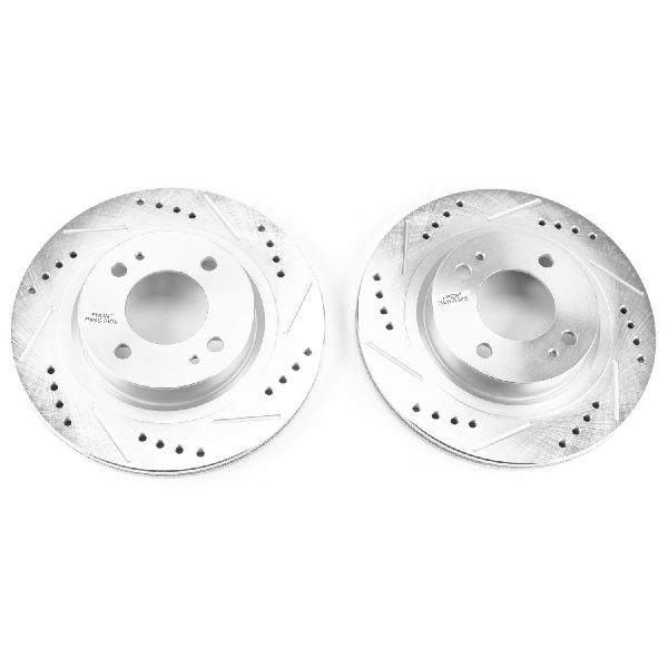 2017-2024 Mitsubishi Mirage G4 Disc Brake Rotor Set - Front (Powerstop)