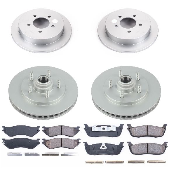 2000-2002 Lincoln Navigator Disc Brake Kit - Front and Rear (Powerstop)