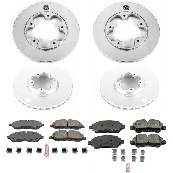 2015-2019 Ford Transit-150 Disc Brake Kit - Front and Rear (Powerstop)