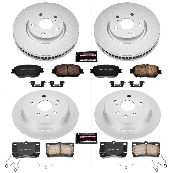 2009-2013 Lexus IS250 Disc Brake Kit - Front and Rear (Powerstop)