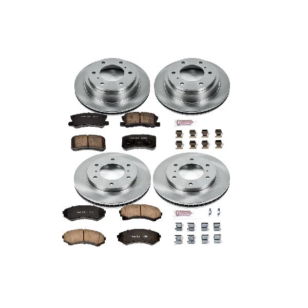 2001-2006 Mitsubishi Montero Disc Brake Kit - Front and Rear (Powerstop)