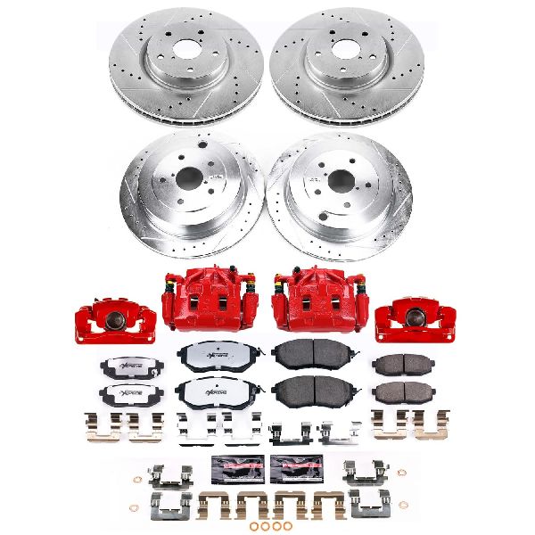 2008-2014 Subaru Tribeca Disc Brake Kit - Front and Rear (Powerstop)