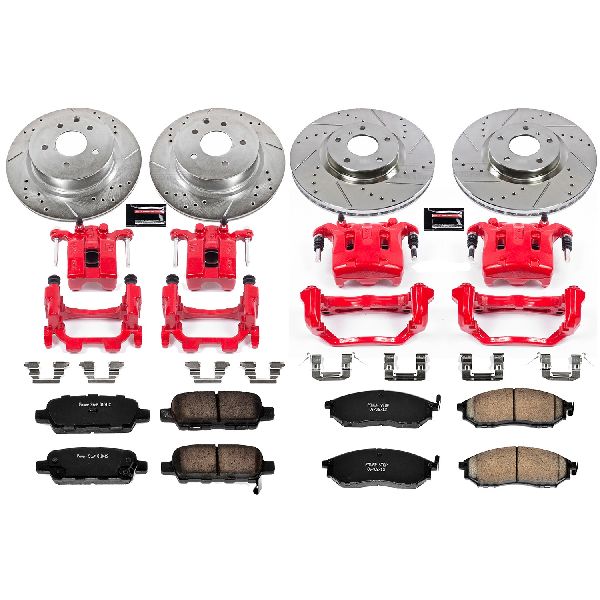 2009-2013 INFINITI G37 Disc Brake Kit - Front and Rear (Powerstop)