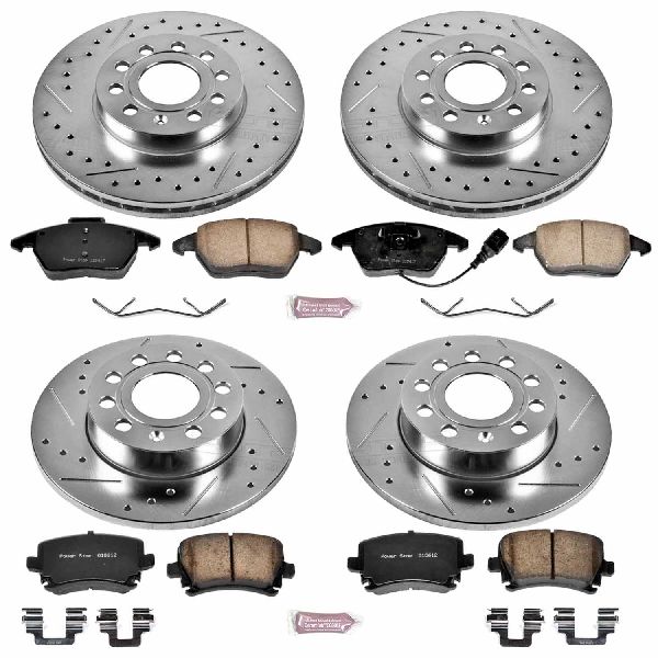2005-2010 Volkswagen Jetta Disc Brake Kit - Front and Rear (Powerstop)