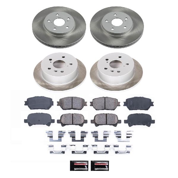 2002-2004 Toyota Camry Disc Brake Kit - Front and Rear (Powerstop)
