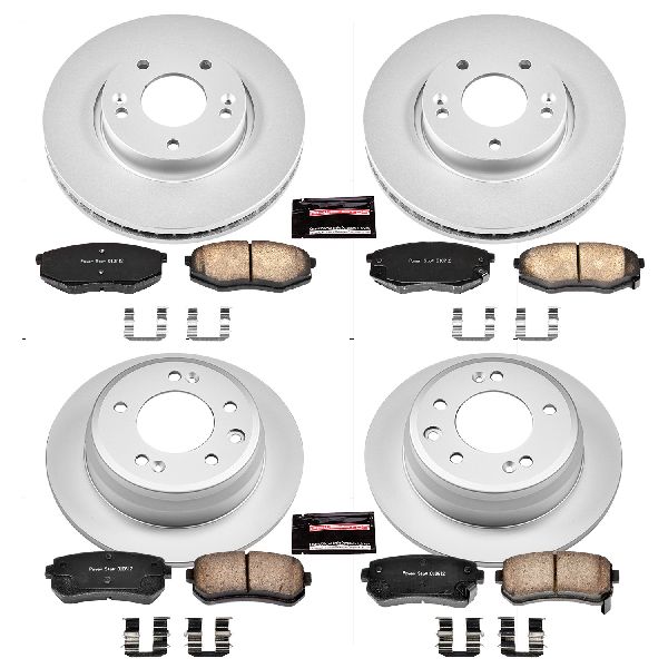 2010-2011 Hyundai Tucson Disc Brake Kit - Front and Rear (Powerstop)