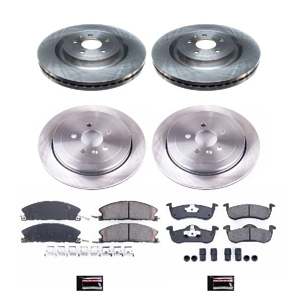 2013-2019 Lincoln MKT Disc Brake Kit - Front and Rear (Powerstop)