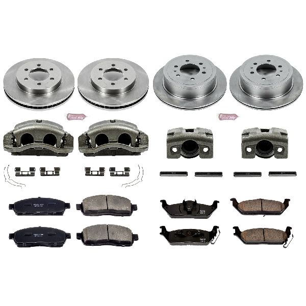 2006-2008 Lincoln Mark LT Disc Brake Kit - Front and Rear (Powerstop)