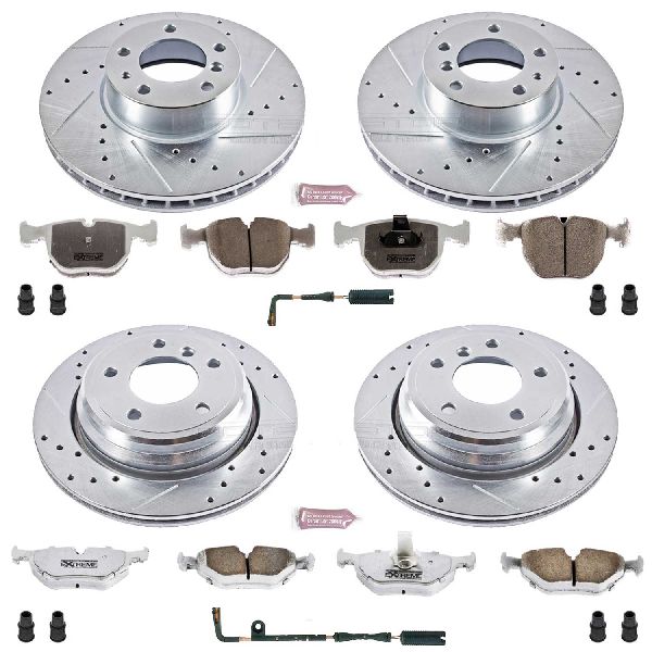 1997-2000 BMW 540i Disc Brake Kit - Front and Rear (Powerstop)