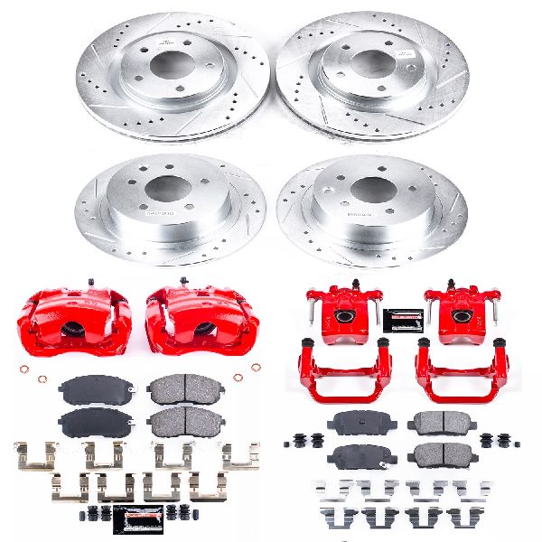 2017-2018 Nissan Sentra Disc Brake Kit - Front and Rear (Powerstop)