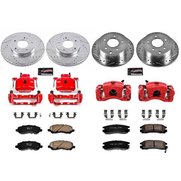 2004-2012 Mitsubishi Galant Disc Brake Kit - Front and Rear (Powerstop)