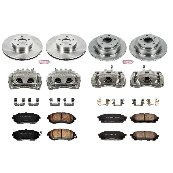 2005-2006 Saab 9-2X Disc Brake Kit - Front and Rear (Powerstop)