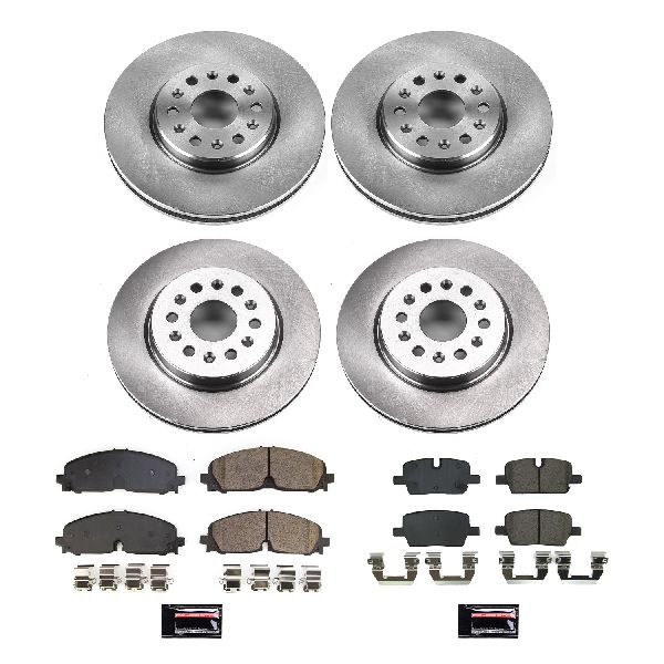 2021-2023 Buick Enclave Disc Brake Kit - Front and Rear (Powerstop)