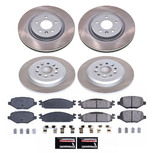 2010 Lincoln MKT Disc Brake Kit - Front and Rear (Powerstop)