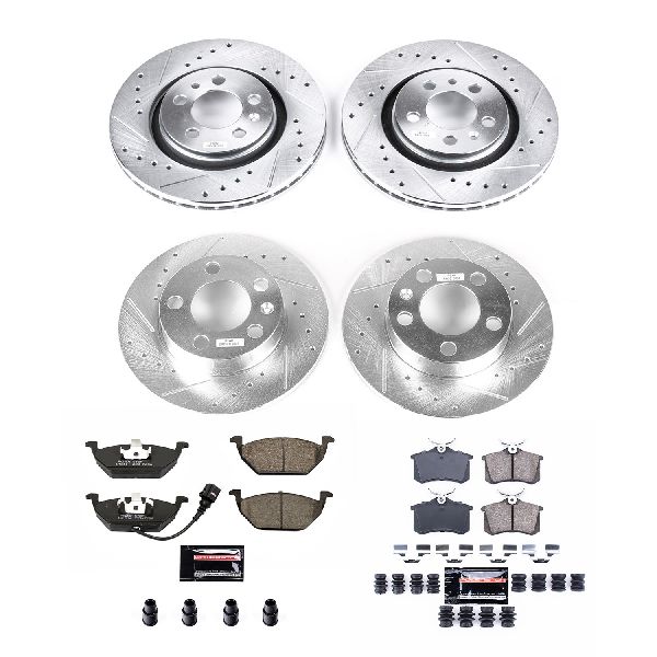 1999-2005 Volkswagen Jetta Disc Brake Kit - Front and Rear (Powerstop)