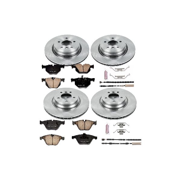 2011-2012 BMW 335i xDrive Disc Brake Kit - Front and Rear (Powerstop)