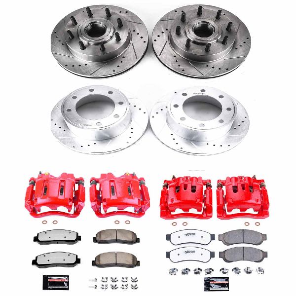 2010 Ford F-350 Super Duty Disc Brake Kit - Front and Rear (Powerstop)