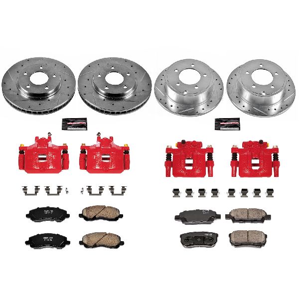 2008-2017 Mitsubishi Lancer Disc Brake Kit - Front and Rear (Powerstop)