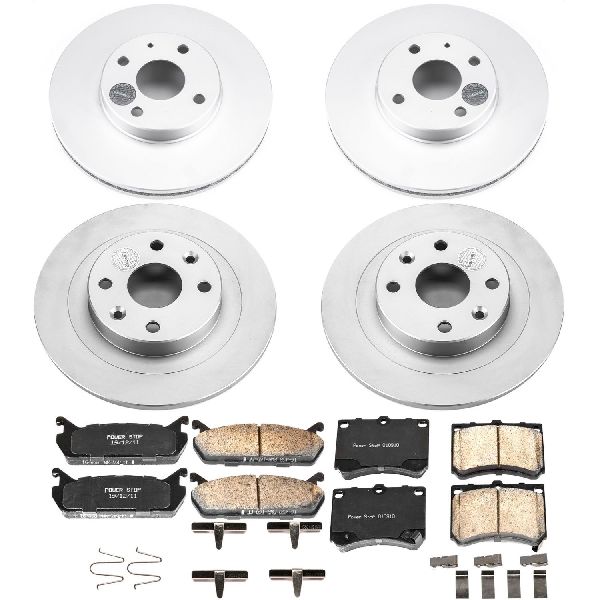 1990-1994 Mazda Protege Disc Brake Kit - Front and Rear (Powerstop)