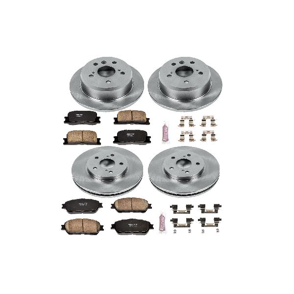 2005-2006 Toyota Camry Disc Brake Kit - Front and Rear (Powerstop)