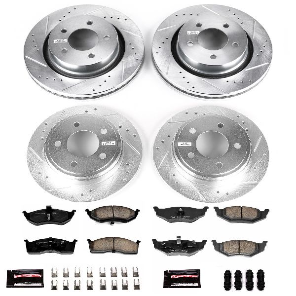 1999-2002 Chrysler 300M Disc Brake Kit - Front and Rear (Powerstop)