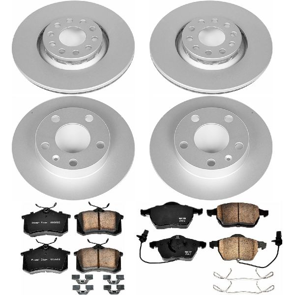 2004-2005 Audi A4 Quattro Disc Brake Kit - Front and Rear (Powerstop)