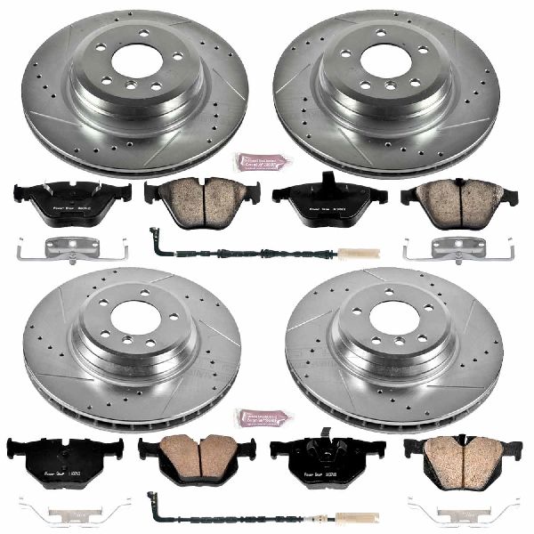 2007-2010 BMW 335i Disc Brake Kit - Front and Rear (Powerstop)
